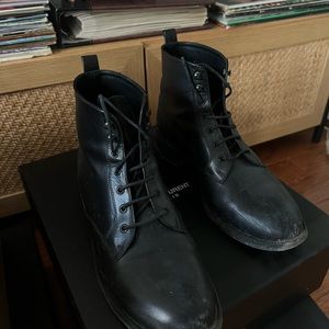 Saint Laurent Combat Boots (39)